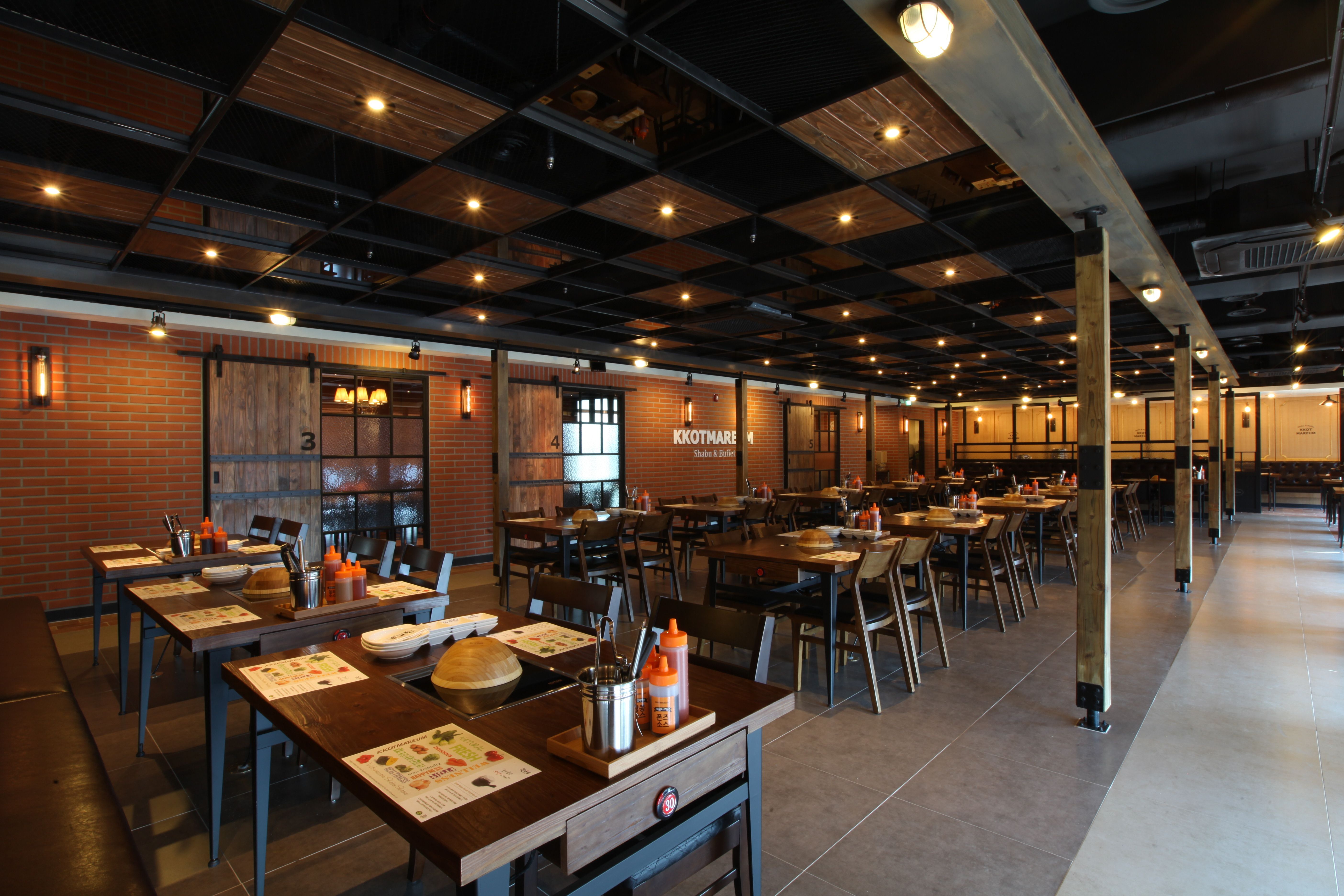 火锅店装修风格图片